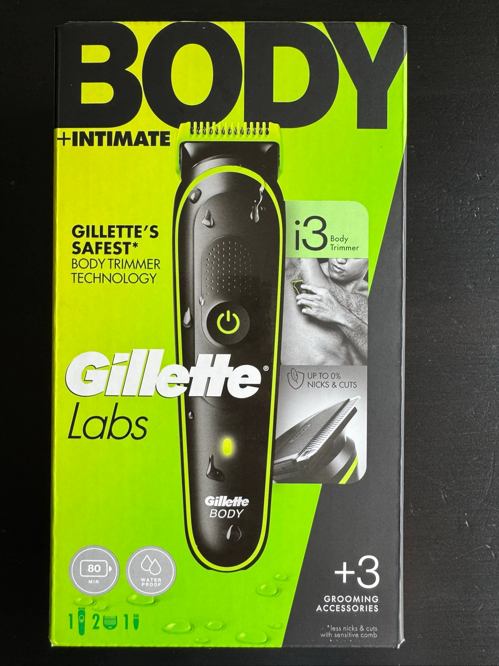 Tondeuse corps labs body i3Gillette labs